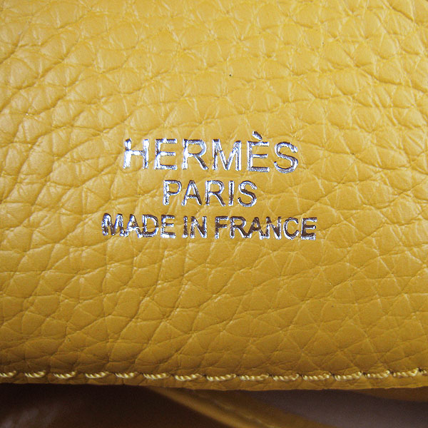 Replica Hermes Jypsiere 34 Togo Leather Messenger Bag Yellow H2804 - 1:1 Copy